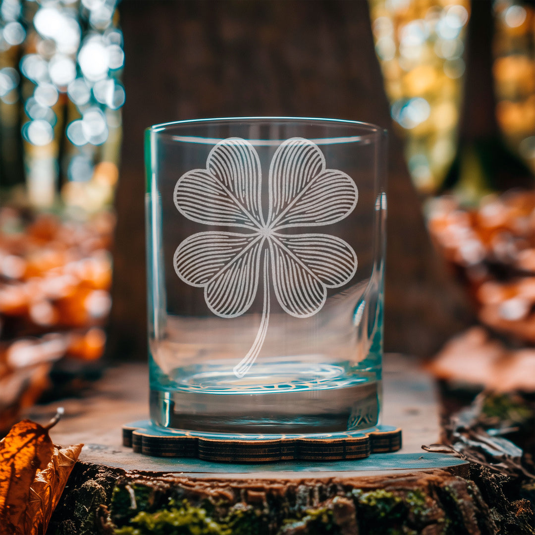 Four Leaf Clover Glasses