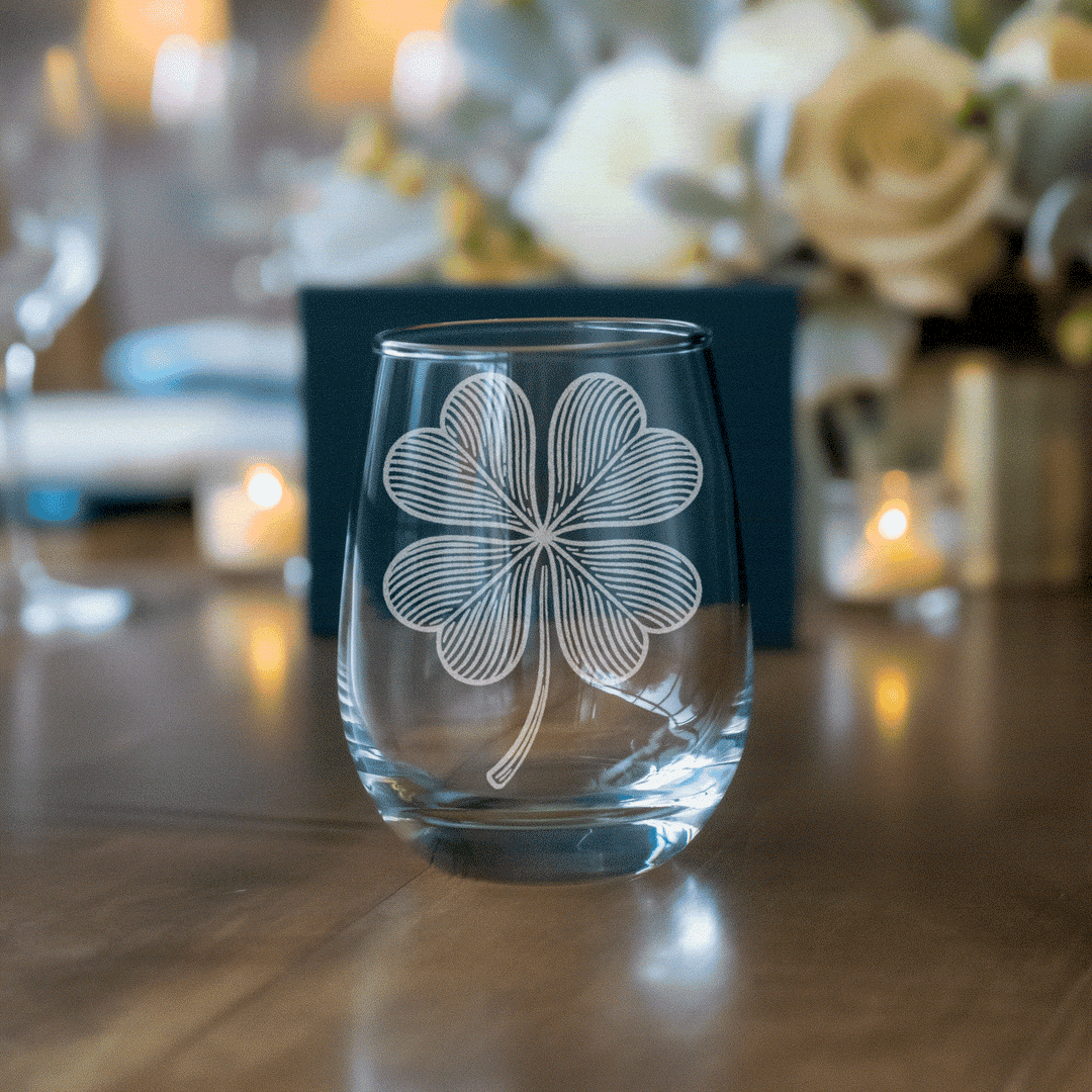 Four Leaf Clover Glasses