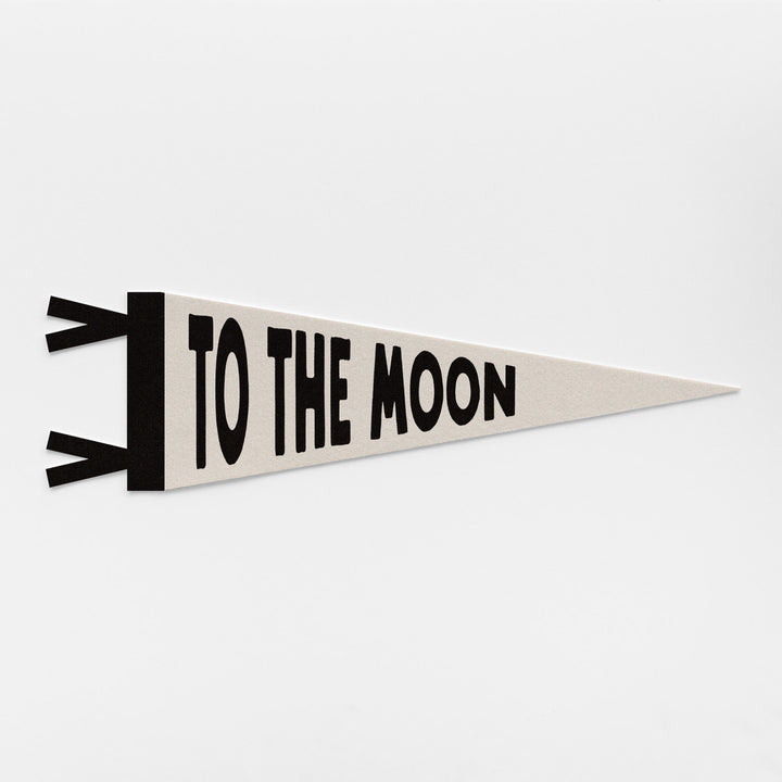 To The Moon Felt Pennant