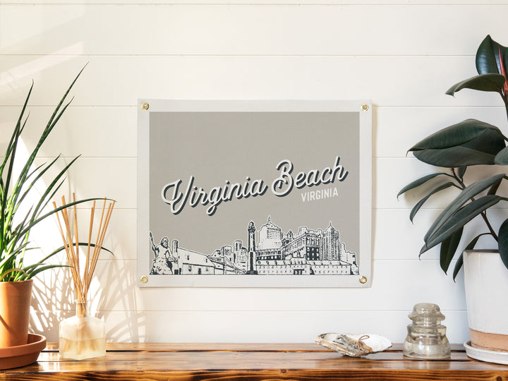 Virginia Beach, Virginia City Felt Banner
