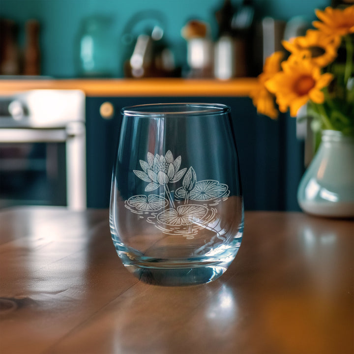 Water Lily Glasses