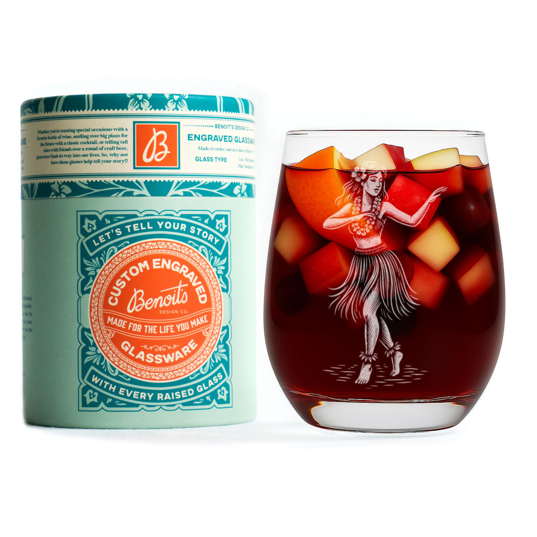 Hula Girl Glasses