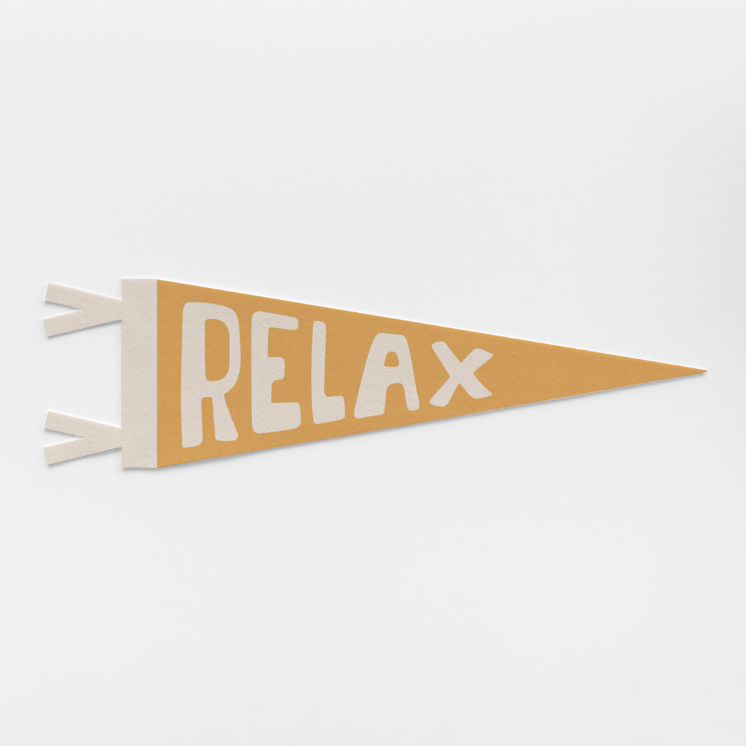 Relax Felt Pennant