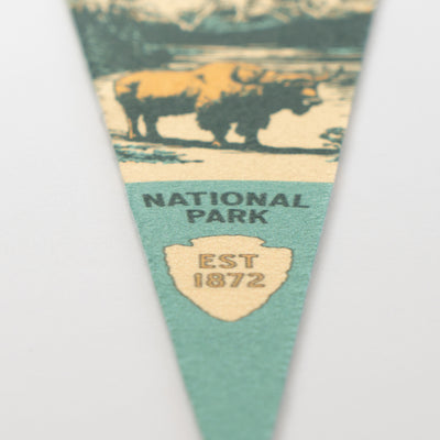 Yellowstone National Park Felt Pennant