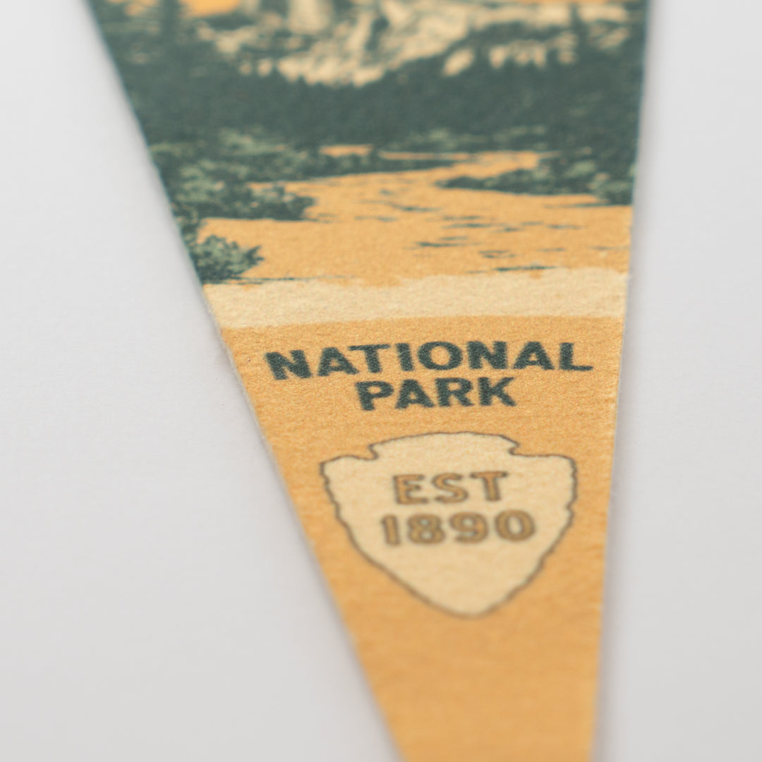Yosemite National Park Felt Pennant
