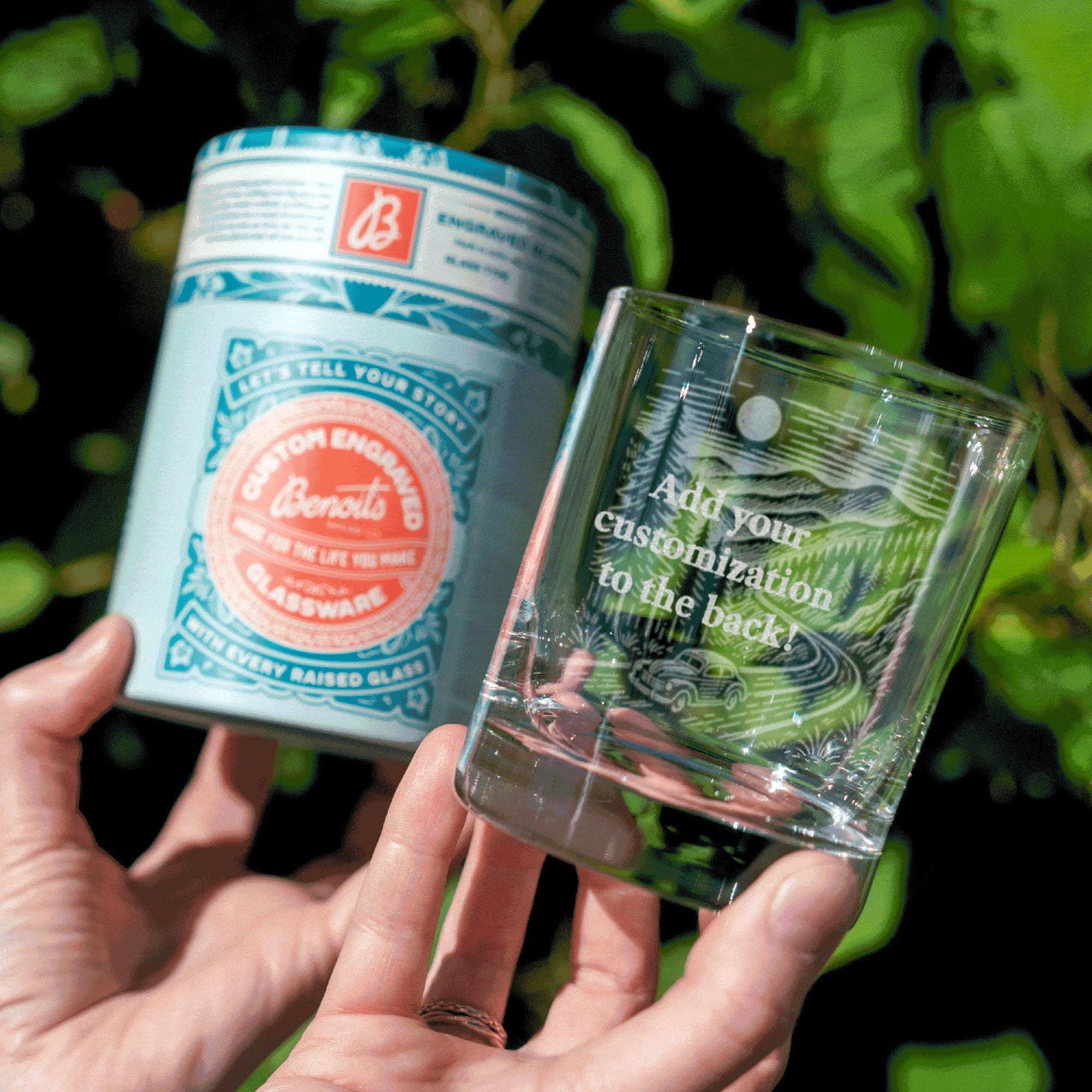 Blue Ridge Parkway Engraved Glasses