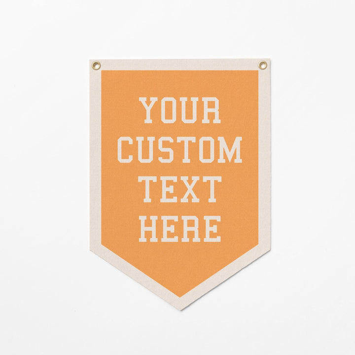 Custom Varsity Sign Felt Camp Flag