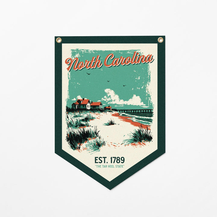 North Carolina Felt Camp Flag