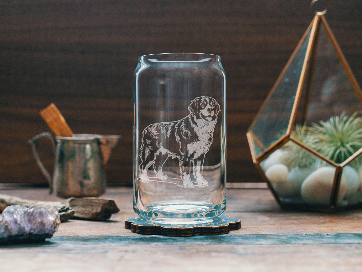 Bernese Mountain Dog Glasses