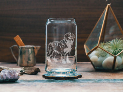 Bernese Mountain Dog Glasses