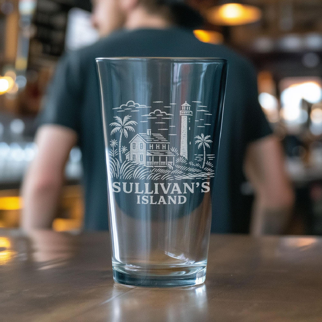 Sullivan’s Island South Carolina Glasses