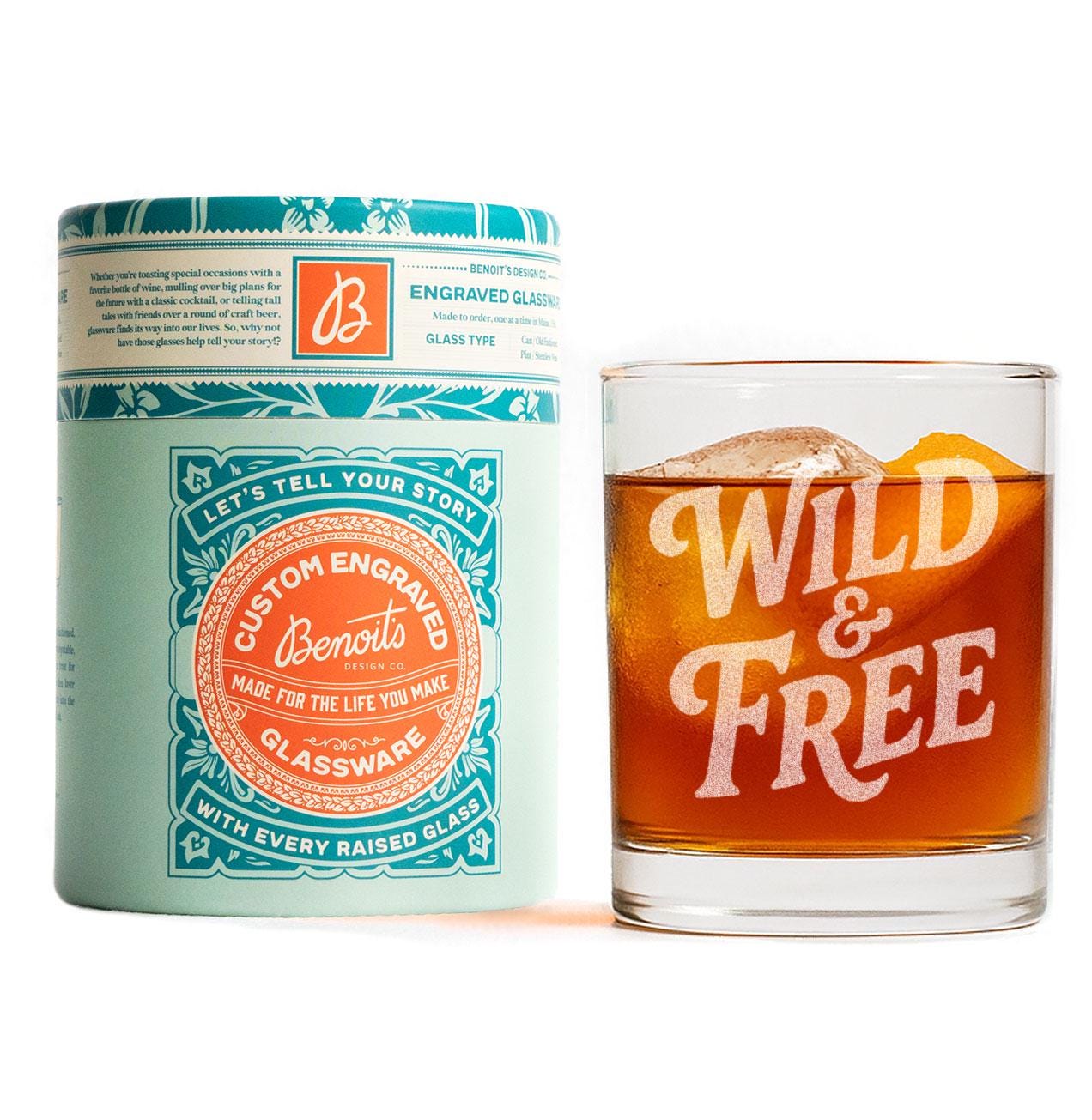 Wild & Free Glass