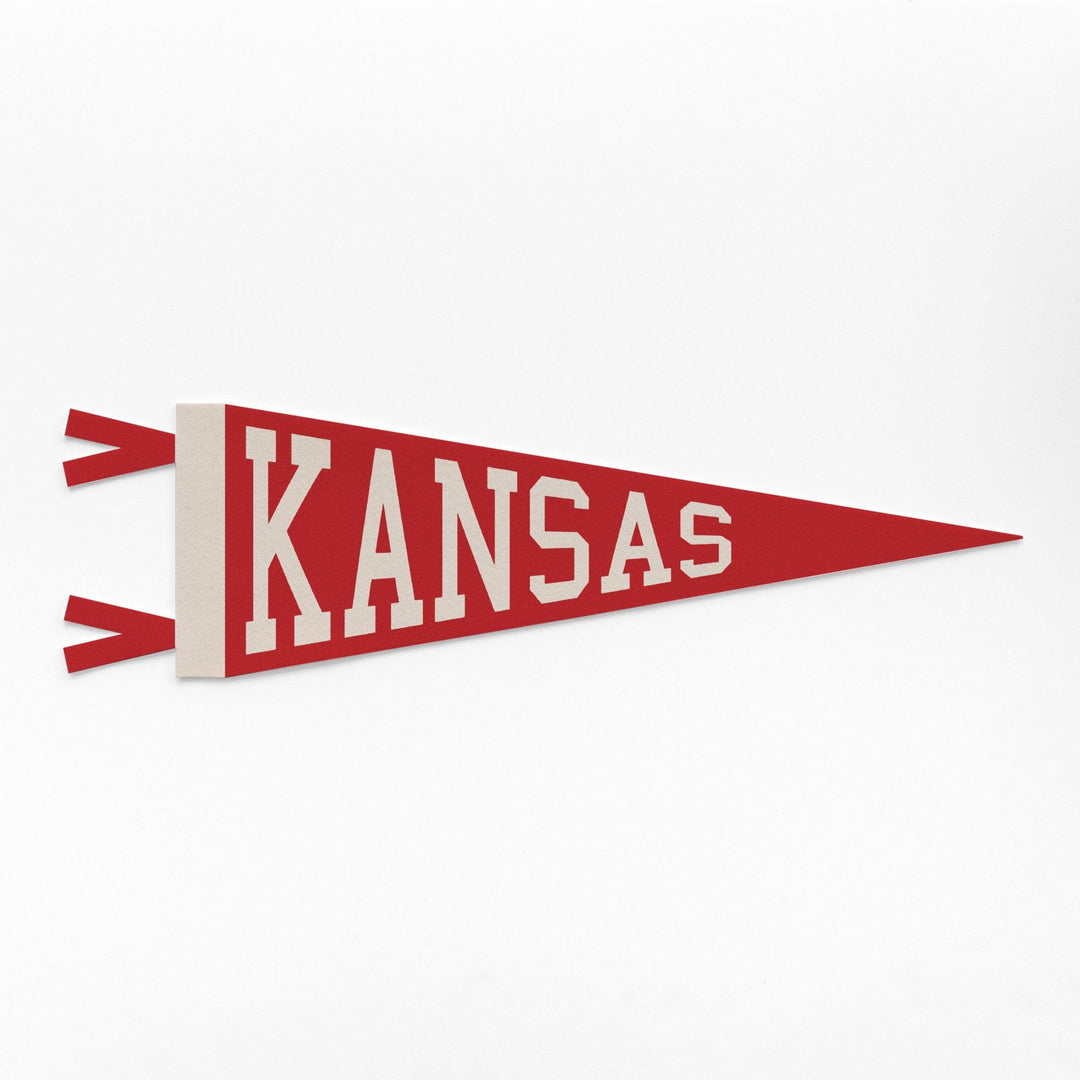 Kansas Varsity Felt Pennant