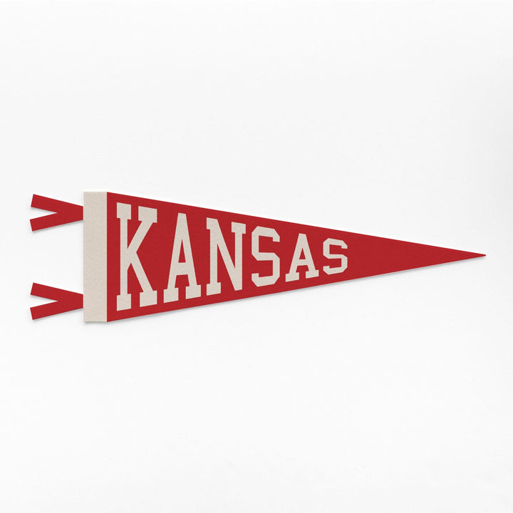 Kansas Varsity Felt Pennant
