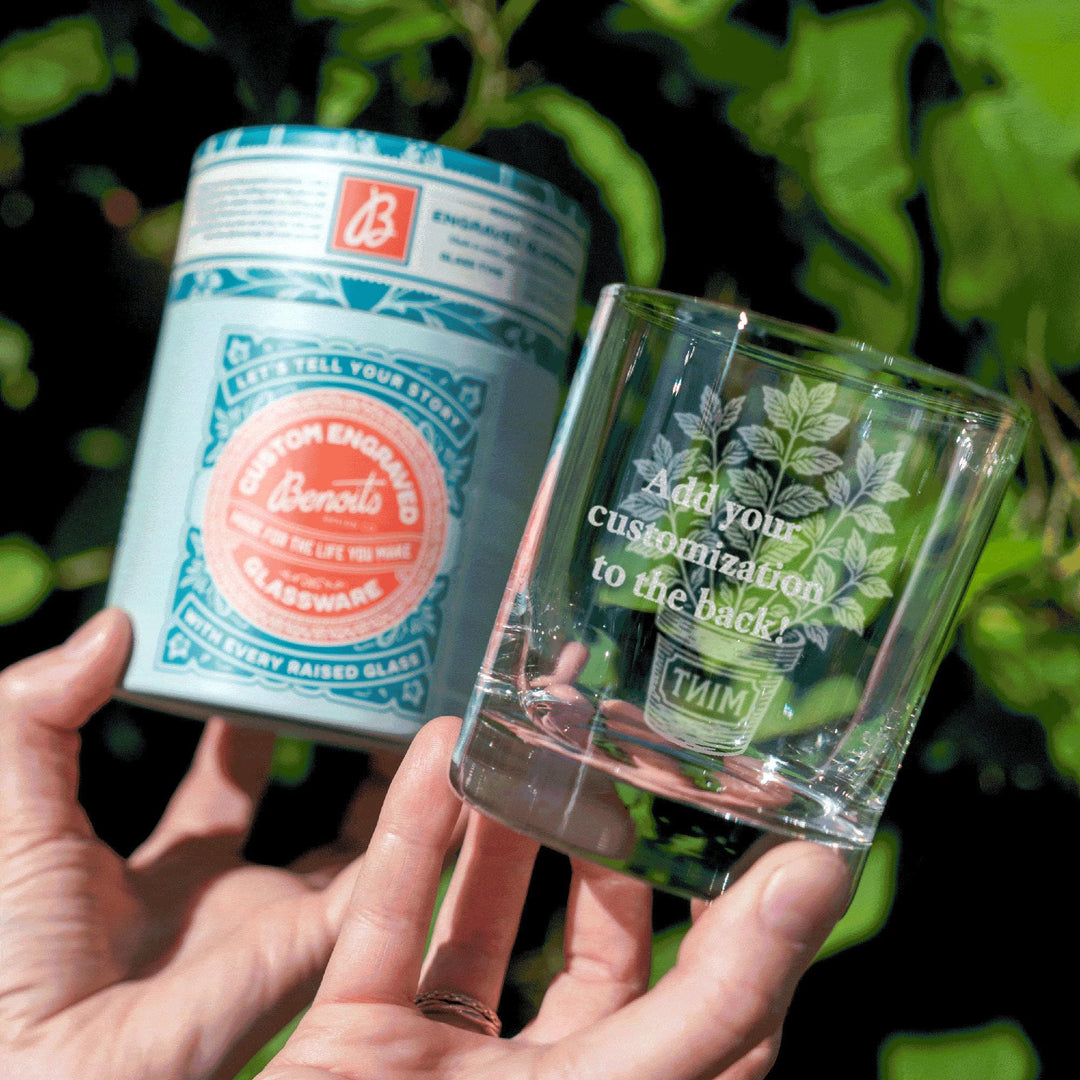 Mint Plant Glasses