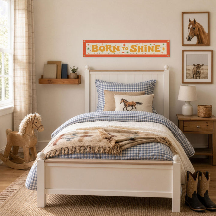 Born to Shine Felt Banner