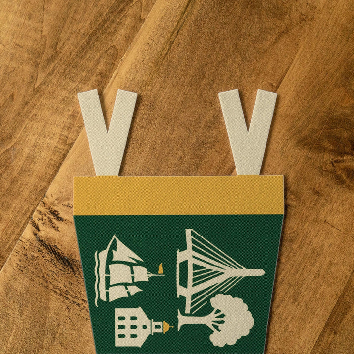 Boston Massachusetts Felt Pennant