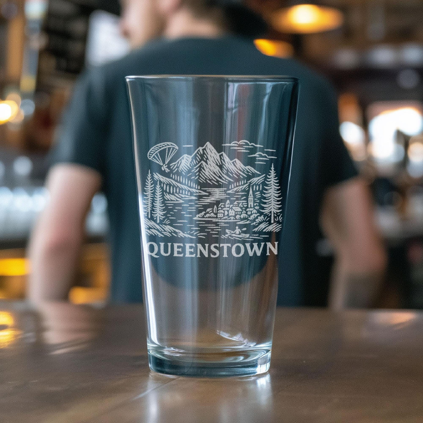 Queenstown New Zealand Glass