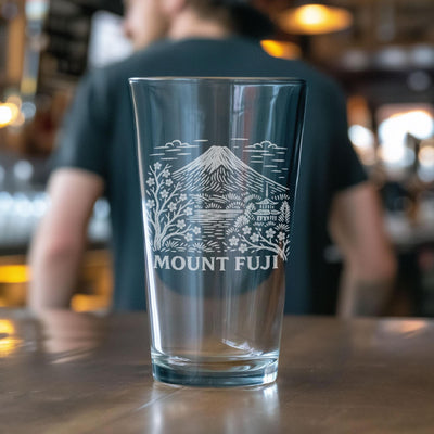 Mount Fuji Japan Glass