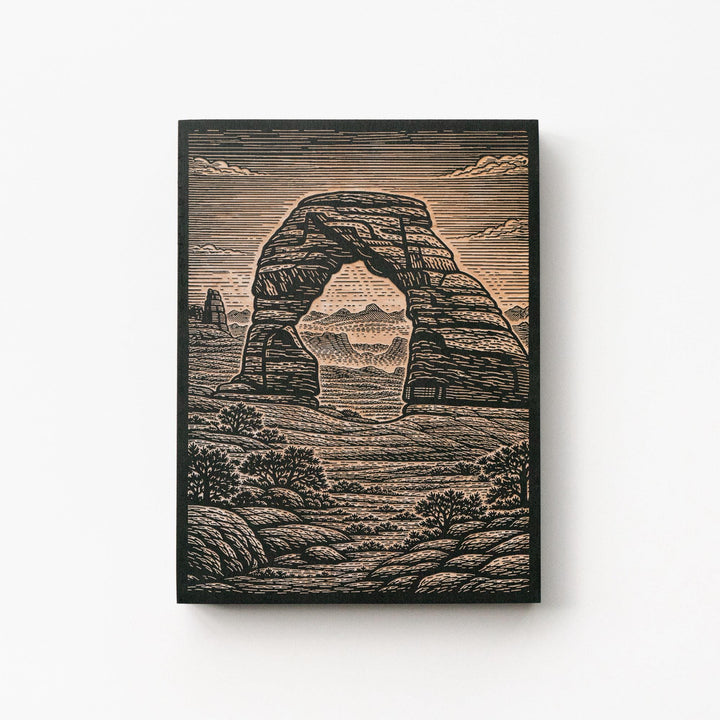 Arches National Park Engraved Birch Art Panel