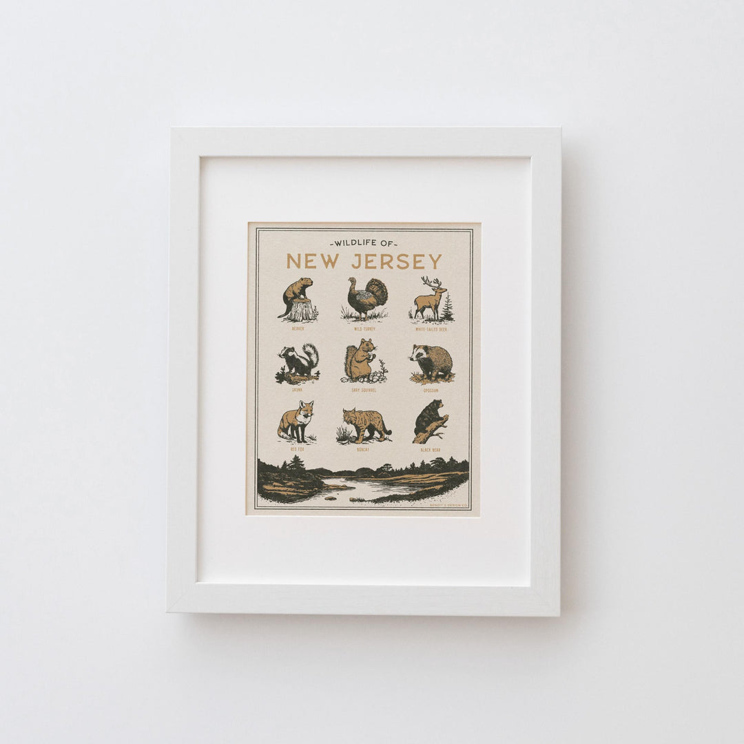 New Jersey Wildlife Print