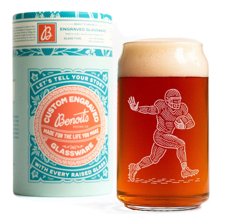 Running Back Football Glasses