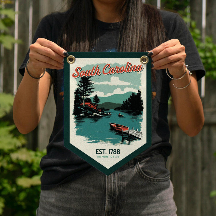 South Carolina Felt Camp Flag