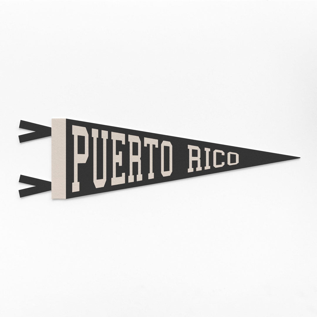 Puerto Rico Varsity Felt Pennant
