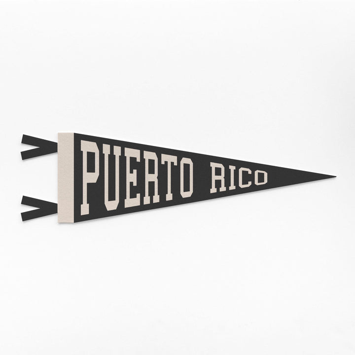 Puerto Rico Varsity Felt Pennant