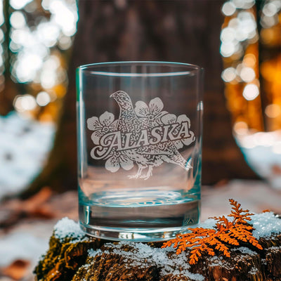Alaska State Bird Glasses