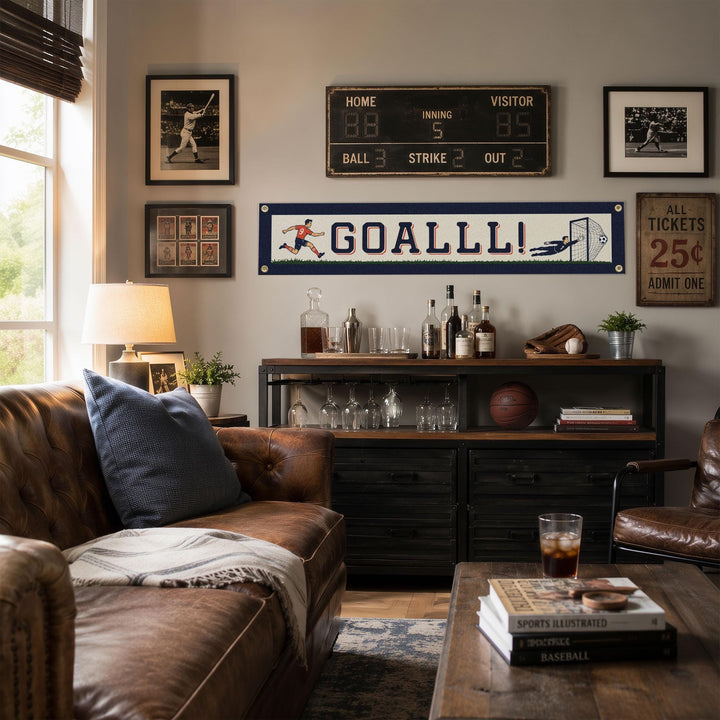 GOALLL! Felt Banner