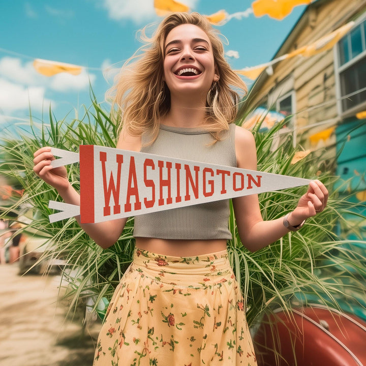 Washington Varsity Felt Pennant