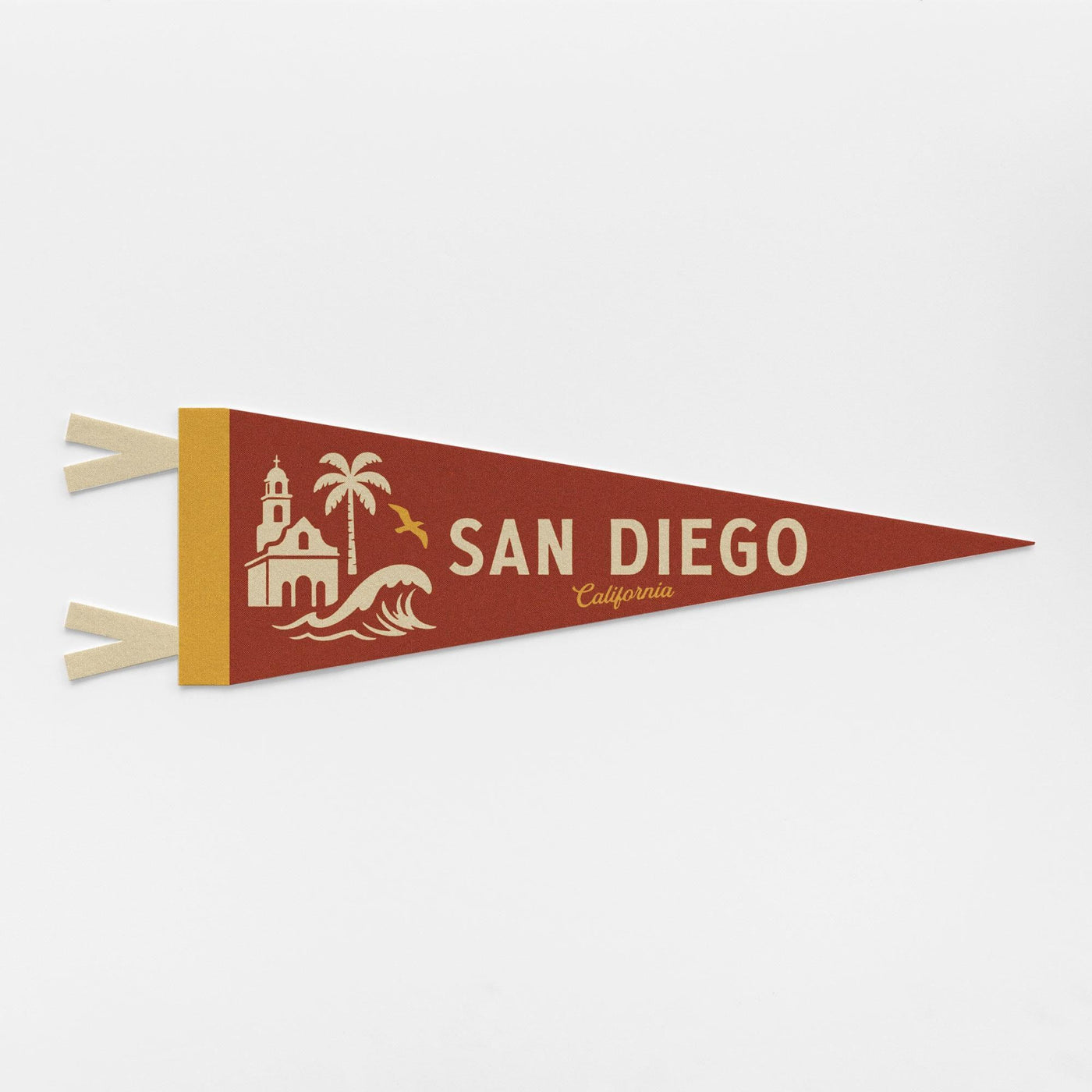 San Diego California Felt Pennant