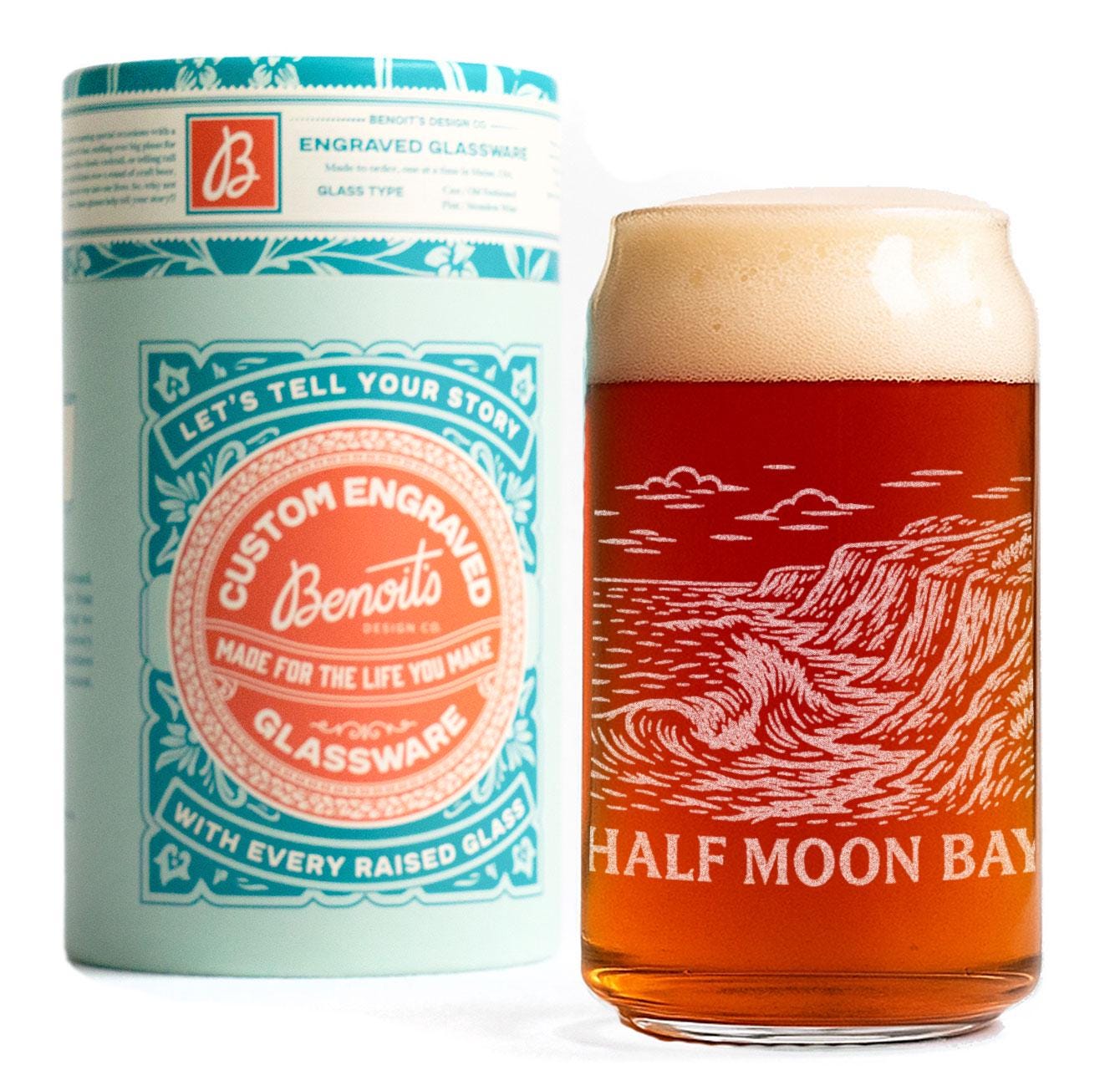 Half Moon Bay California Glass