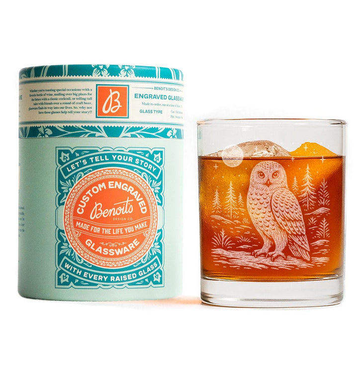Snowy Owl Glasses
