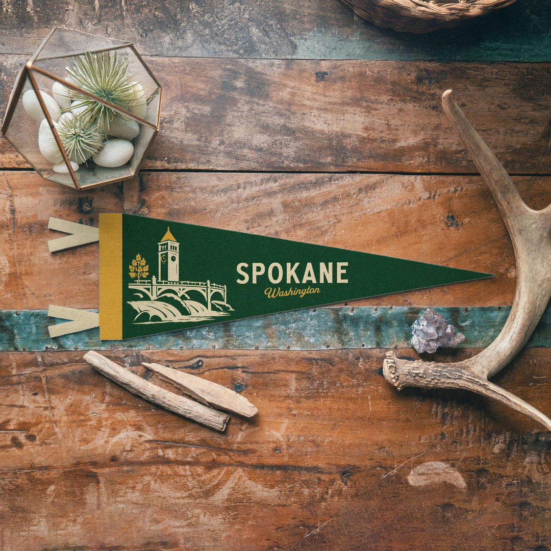 Spokane Washington Felt Pennant