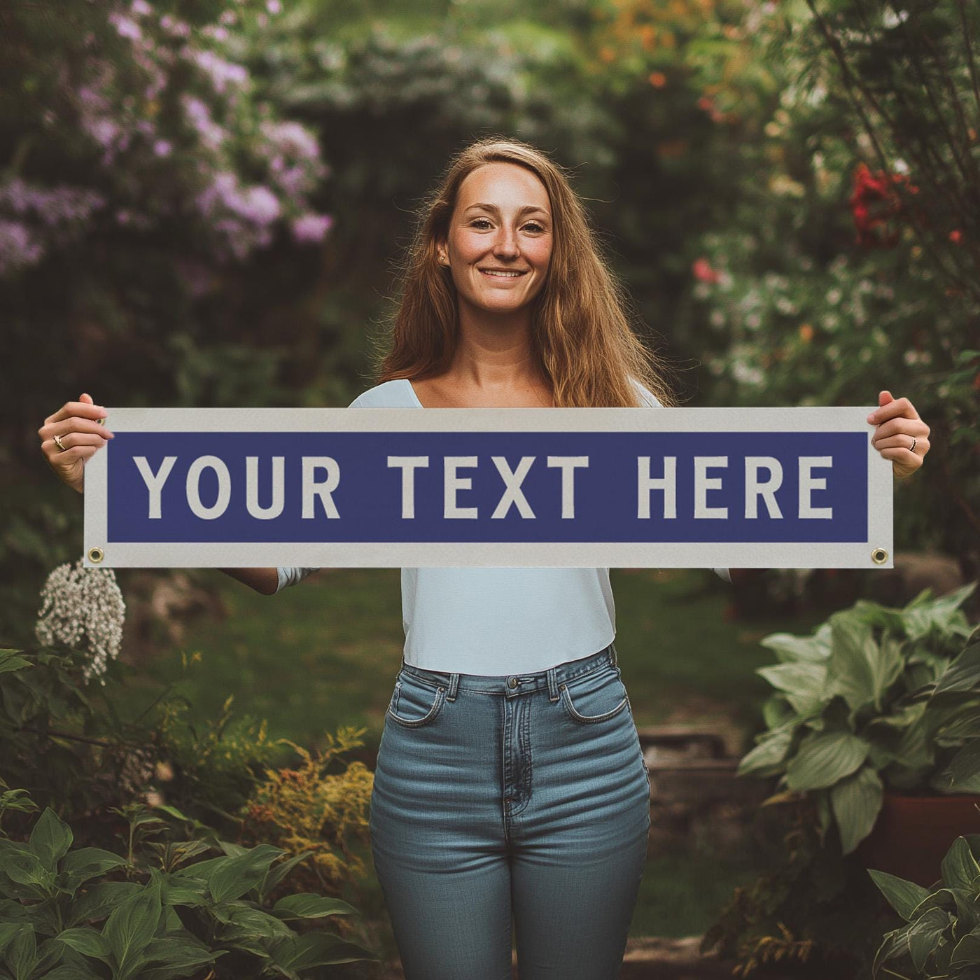 Custom 8x40" Name  Felt Banner