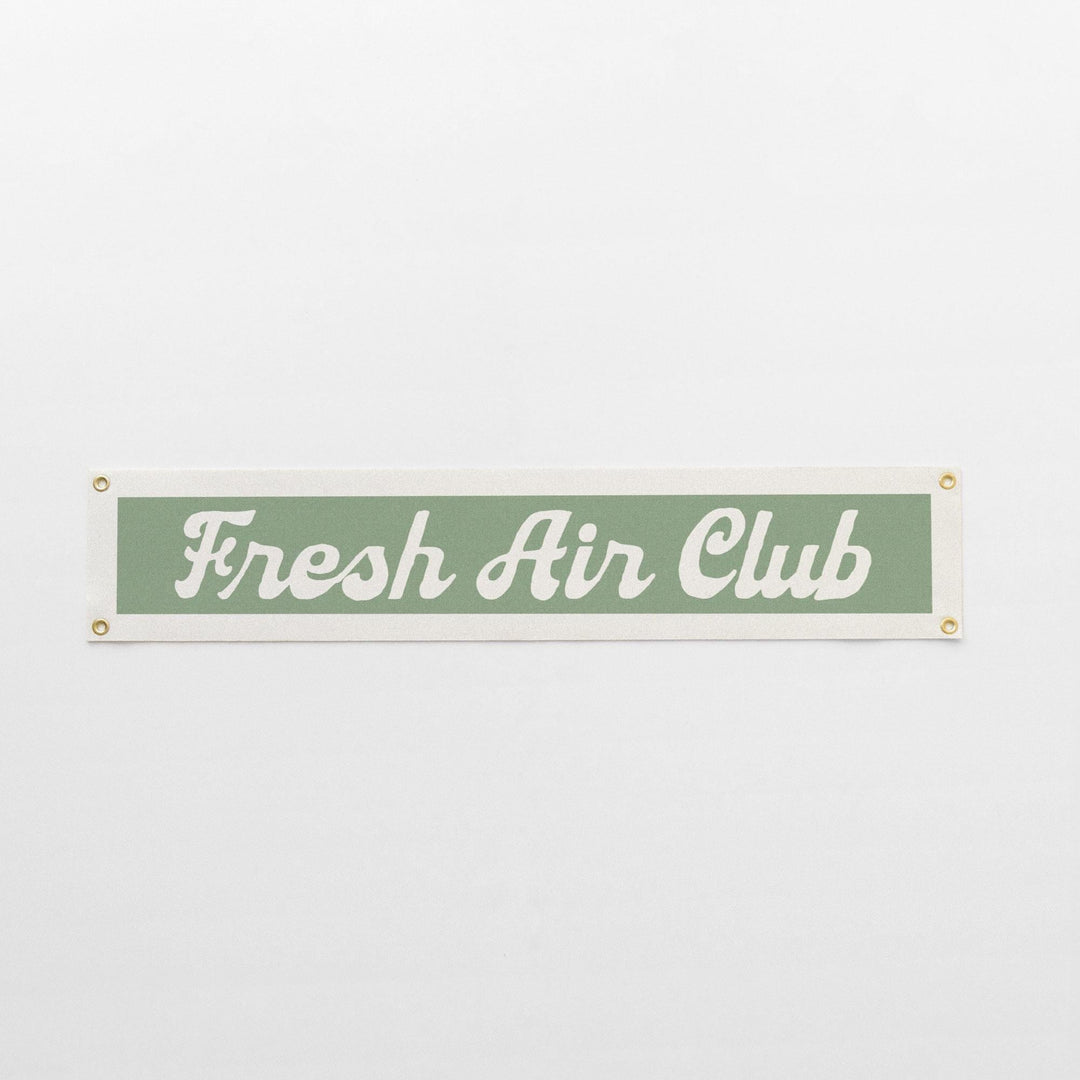 Fresh Air Club Felt Banner