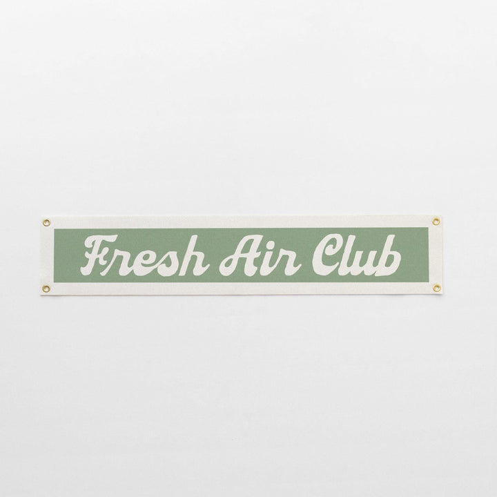 Fresh Air Club Felt Banner