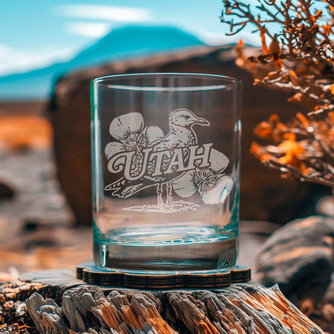Utah State Bird Glasses