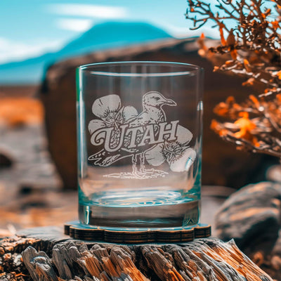 Utah State Bird Glasses