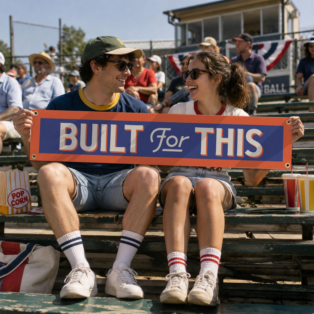 Built For This Felt Banner