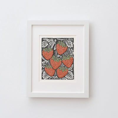 Strawberries Art Print