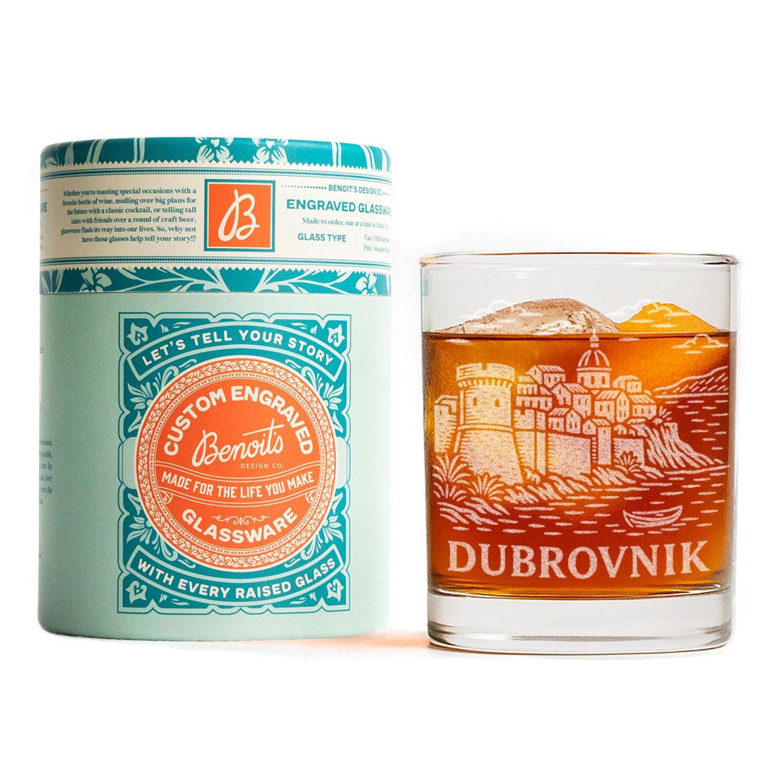 Dubrovnik Croatia Glasses