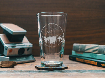 Shooting Star Glasses | Celestial Personalized Whiskey, Wine & Beer Glassware, Astronomy Lover Drinkware, Significant Other Night Sky Gift