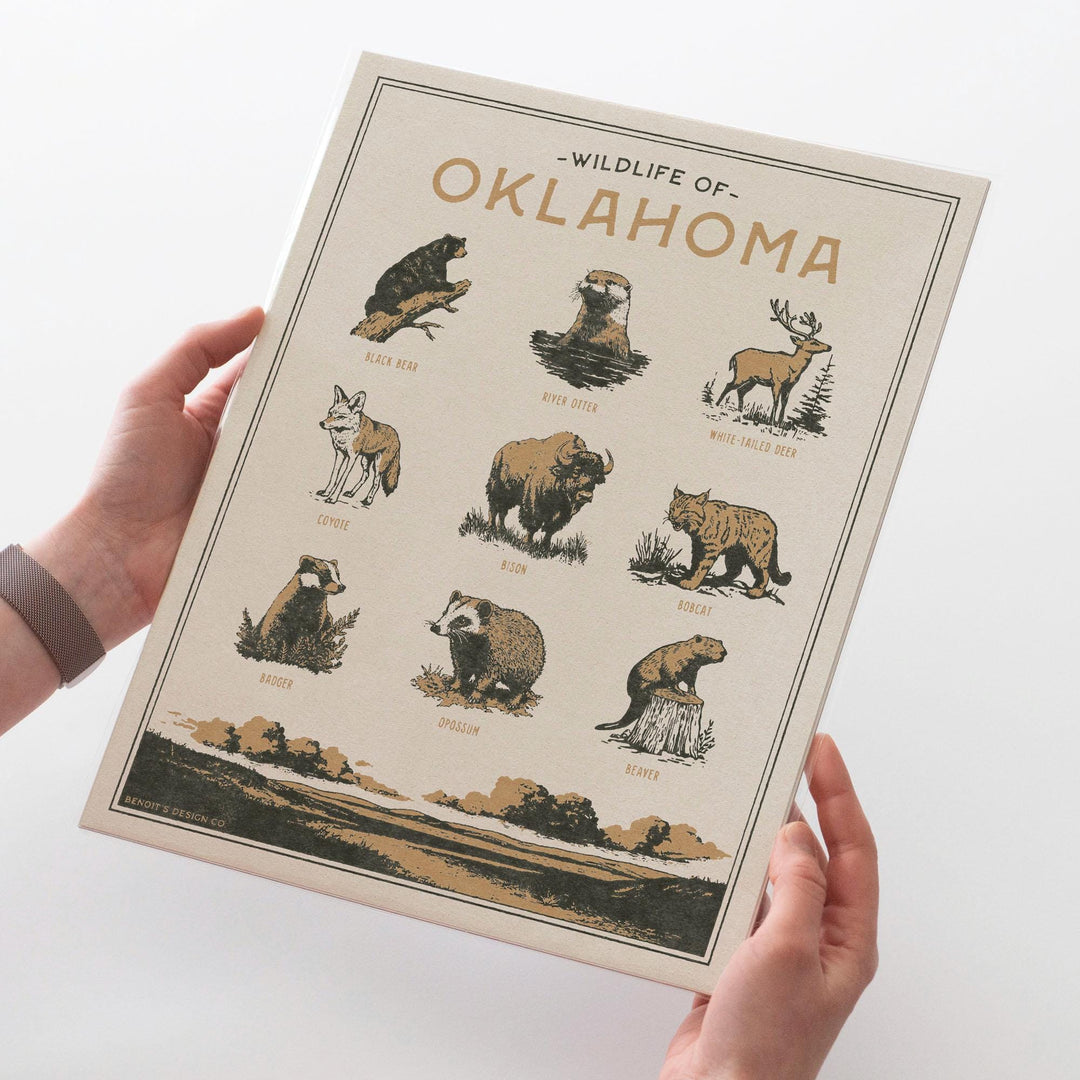 Oklahoma Wildlife Print