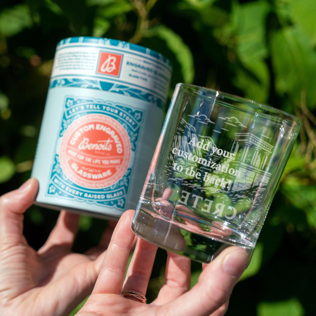Crete Greece Glasses