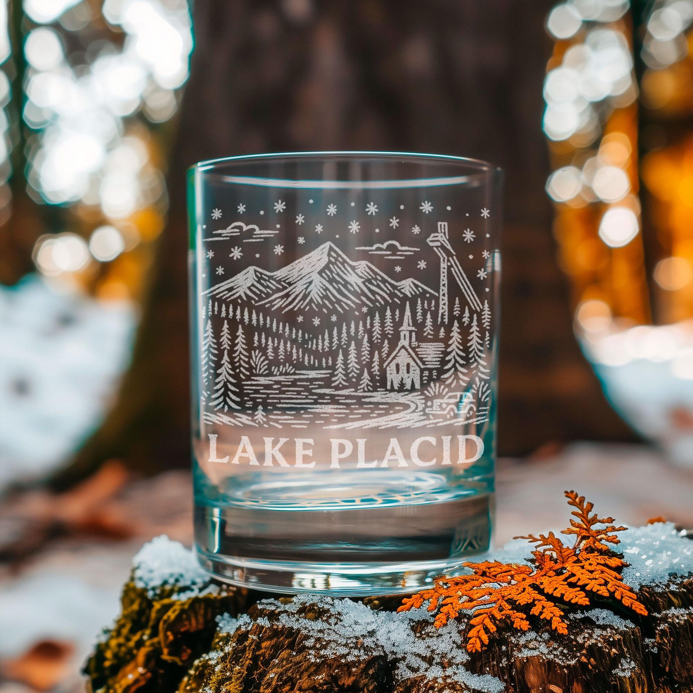 Lake Placid New York Glass