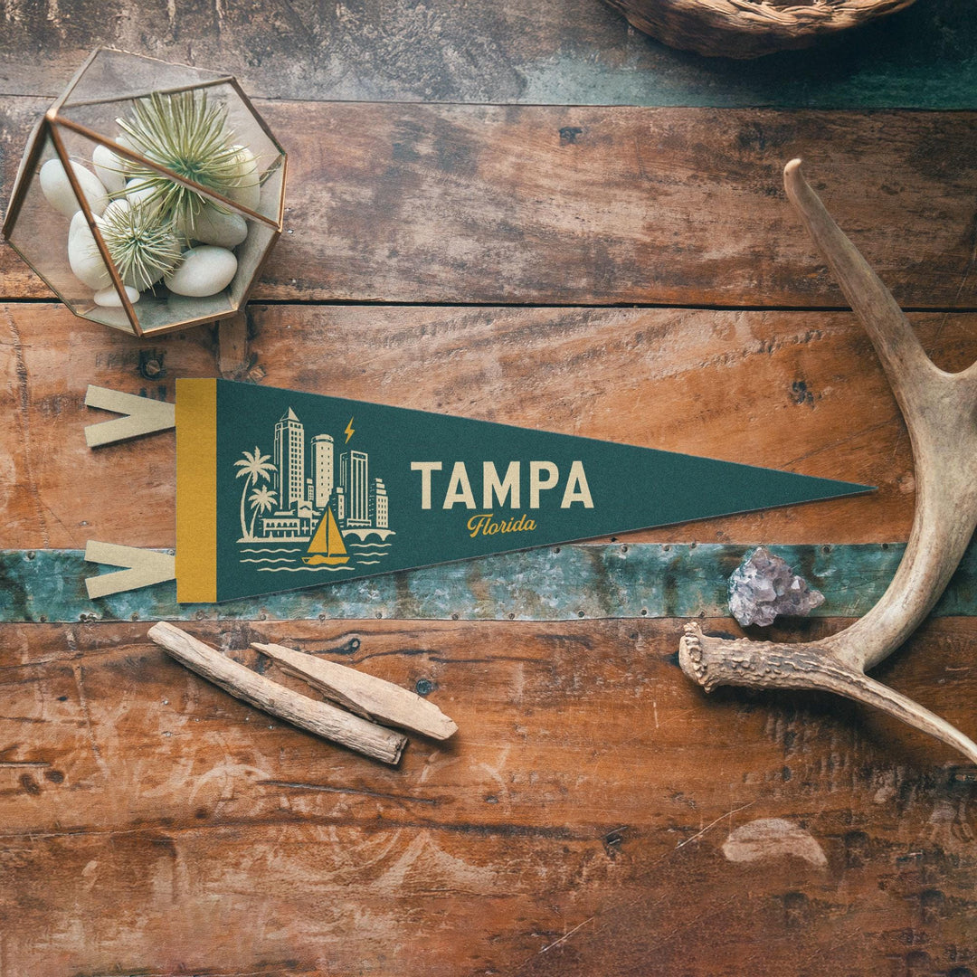 Tampa Florida Felt Pennant