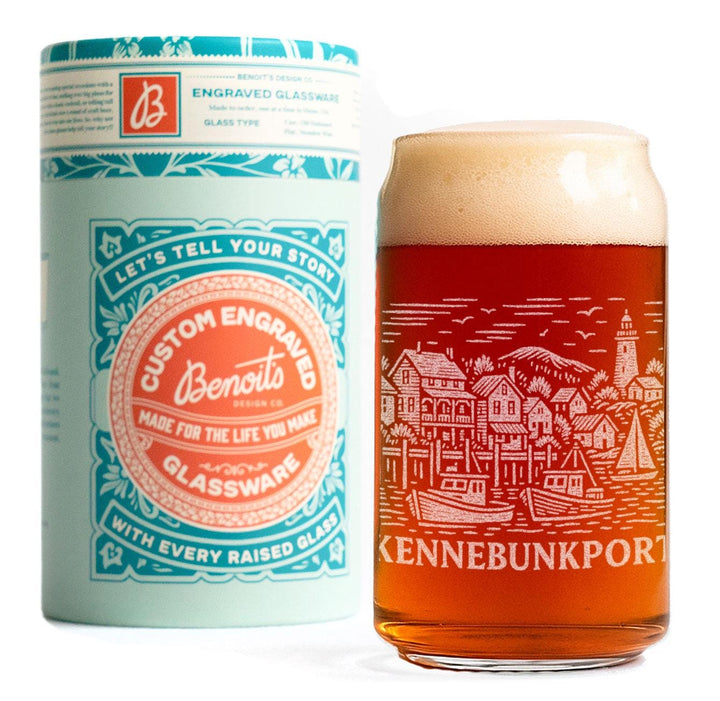 Kennebunkport Maine Glasses